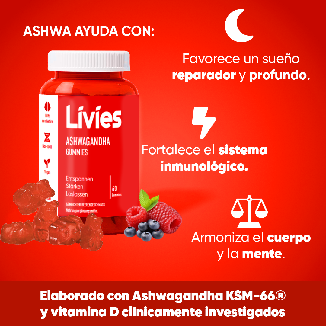 Livies Ashwagandha Gummibeertjes
