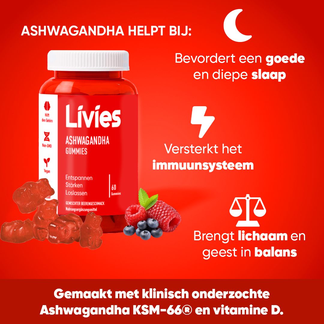 Livies Ashwagandha Gummibeertjes
