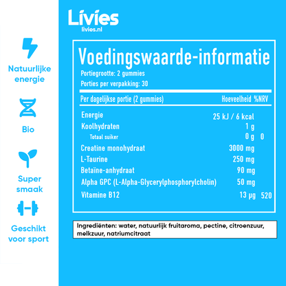 Livies Creatine Gummibeertjes