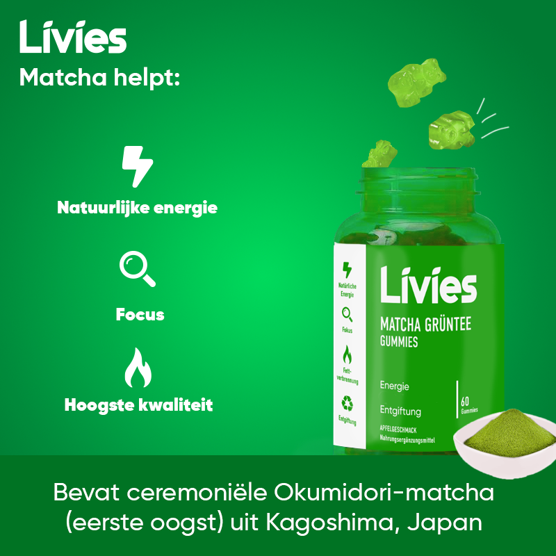 Livies Matcha Gummibeertjes