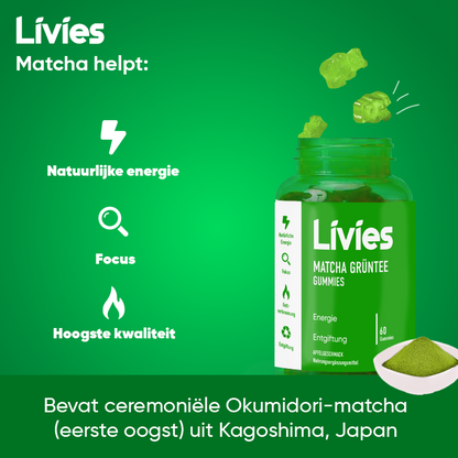 Livies Matcha Gummibeertjes
