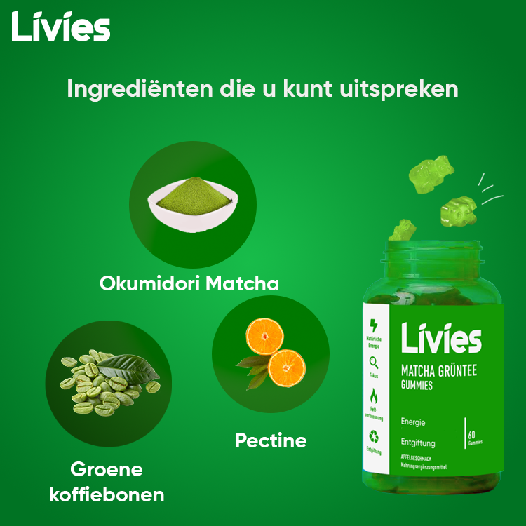 Livies Matcha Gummibeertjes