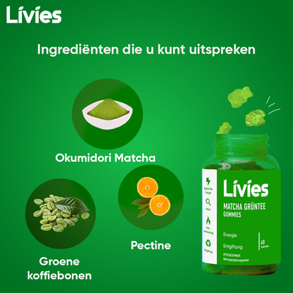 Livies Matcha Gummibeertjes