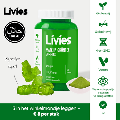 Livies Matcha Gummibeertjes